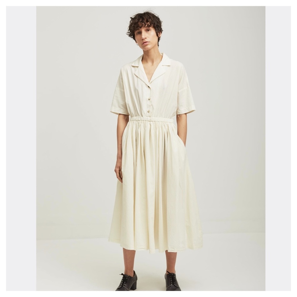 Black Crane cotton dress